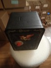 Vintage 1970s Brumburger Toy Bank Safe Mosler Junior Combination Metal Coin Bank
