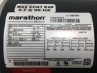 Marathon Blower Motor 3 7 Hp 1750rpm 56t17d156424a Hd60fe656 60hz 208-230vac