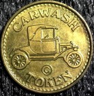 Carwash Car Wash No Cash Value Token 23mm  c475 