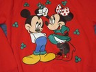 Vtg Girls Mickey minnie Holiday Sweatsuit Sweats -sz 10-12 - Usa Mickey   s Stuff