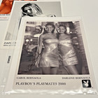 Playboy s Millennium Playmates Bernaola Twins Press Kit W  Autographed Photo