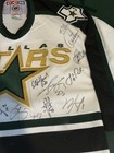 Dallas Stars Autograph Stanley Cup Signed Framed Jersey With Mike Modano Puck
