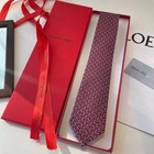 Nwt Men s Luxury Ferragamo Silk Tie Executive Business Formal 