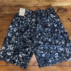 Nike Dri-fit Shorts Older Boys Xl Training Black White Speckled Swoosh New