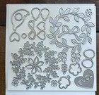 Stampin  Up  Arrange A Wreath Photopolymer Stamp Set Coord Dies Missing One Die