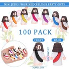 100 Pack Little Jesus Figures Loves You  Tiny Mini Jesus Figurines In Bulk