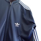 Vintage 80s Adidas Track Jacket Stripes Blue Atp Keyrolan Made Usa Men   s Small