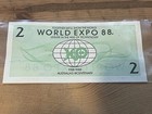Australia 2 Dollars World Expo  1988 Bicentenary  1788-1988  Unc