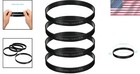 4-pack 3031120 Replacement Vacuum Belts For Bissell - Durable Rubber Design