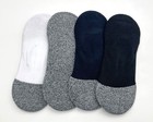 4 Pairs Women s Everyday Cushioned No Show Socks Bombas Classics 4 Colors Mix