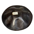 Vintage Mid Century Enamel On Copper Craft Trinket Dish Abstract 7 5 