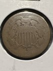  1864 Two Cent Piece     Civil War Era Copper Coin     Nice Detail    