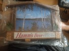 Vintage Nos Hamm s Chalet 3 Piece Bar Sign Display Still Sealed W  Instructions