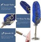 Calligraphy Pen Set Feather Pen Ink Set Quill Pen Wax Seal Stamp Set Gift For   