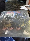 Motley Crue Signed Lp Girls girls girls   Tour Book
