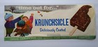 Krunchsicle Mary Blair Ice Cream Bar Vintage 1960s Paper Sign Children Playing