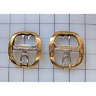 Shoe Buckles  La Brass Shoe Buckles  Sold As A Pair  18th Century Reproduction