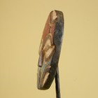 African Tribal Round Mask Wood Hand Carved Wall Decor Art -g6365