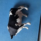 Schleich Holstein Bull Cow Black   White 2015 Farm Figure Realistic Horns Horned