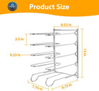 5 Tier Pizza Rack 10 43 X 8 52 X 13 Inches Stainless Steel   Pizza Pan Rack 5 Ti