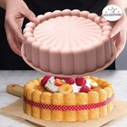 Silicone Round Cake Pan Multipurpose High Temp Resistant Baking Mold Non-stick