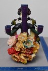 Vtg Alfonso Castillo Tree Of Life Candleholder 15    Signed D  a De Los Muertos