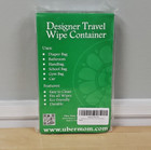 Ubermom Green Football Travel Wipe Case