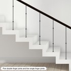 10 Pack Single double Knuckle Iron Balusters Metal Spindles For Deck Staircase