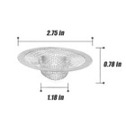 Shower Hair Drain Catcher  Stainless Steel Hair Catcher For Sink Bathroom Tub   