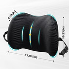 Lumbar Support Pillow For Car  Memory Foam Car Seat Back Support Pillow For Driv