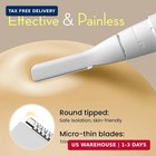 Facial Hair Removal For Women  Painless Eyebrow Trimmer With Pivoting Head  Elec