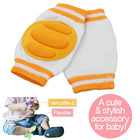 3 Pairs Baby Knee Pads For Crawling - Adjustable Breathable Waterproof Safety Pr