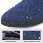 Nuhaus Men s Slip On Indoor Outdoor House Shoes Mdnt Blue Sz 14 Slippers Quilted