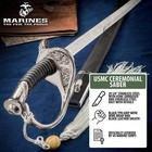 Usmc Ceremonial Saber Sword And Sheath   Officially Licensed   35  Overall