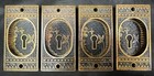 Lockwood Broken Leaf Eastlake Victorian Double Pocket Door   Sliding Door Set