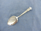 Antique Sterling Silver Queen Victoria 60th Silver Jubilee Embossed  Jam Spoon 