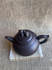 Antique Old Chinese Purple Clay Teapot  Signed