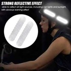 20pcs High Visibility White Silver Reflective Tape  Waterproof  Visibility Decal