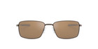 Oakley Square Wire Polarized Sunglasses Oo4075-06 Tungsten W  Tungsten Iridium