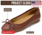 Project Cloud Ballet Flats For Women - Leather Insole Womens Flats Shoes