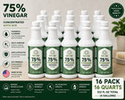 Premium 75  Vinegar - Lab Strength - Concentrated 75  Acetic Acid - White