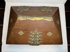 Rare Antique 19th Century Wooden Indian Dowry Box