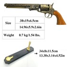 Metal Revolver And Display Stand  Non-injurious decorations multiple Colors 