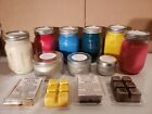 16oz Jar Candle  Max Scented 100  Soy Wax Over 100 Scents