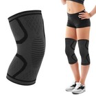 2 Knee Compression Brace Sleeve Support Sport Joint Injury Pain Relief Arthritis