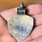 Rare Ancient Islamic Ottoman Silver Amulet Pendant Necklace Engraved Authentic