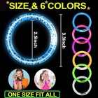 20 Pack Led Light Up Bracelets Glow In The Dark Party Supplies colorful Flashing