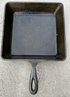 Vtg Lodge Square Cast Iron Skillet  8 Sqsk 9 5  Square Flat Bottom Made In Usa
