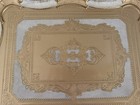 Vtg Lg Italian Florentine Serving Tray Ornate Gold Gilded Wood Italy 21   x 14   