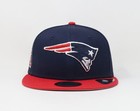 New Era 9fifty Men Women Cap New England Patriots Baycik Navy Red Snapback Hat